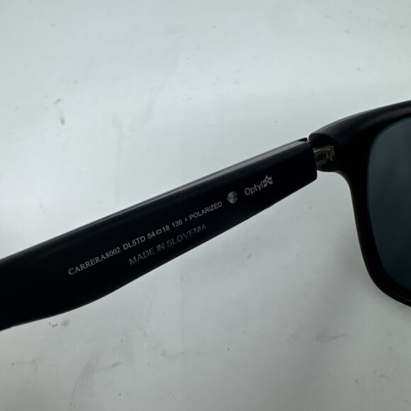 Carrera Eyeglasses 8002 DL5TD 54-18-135 Black Rectangular FRAME ONLY. - Picture 4 of 6